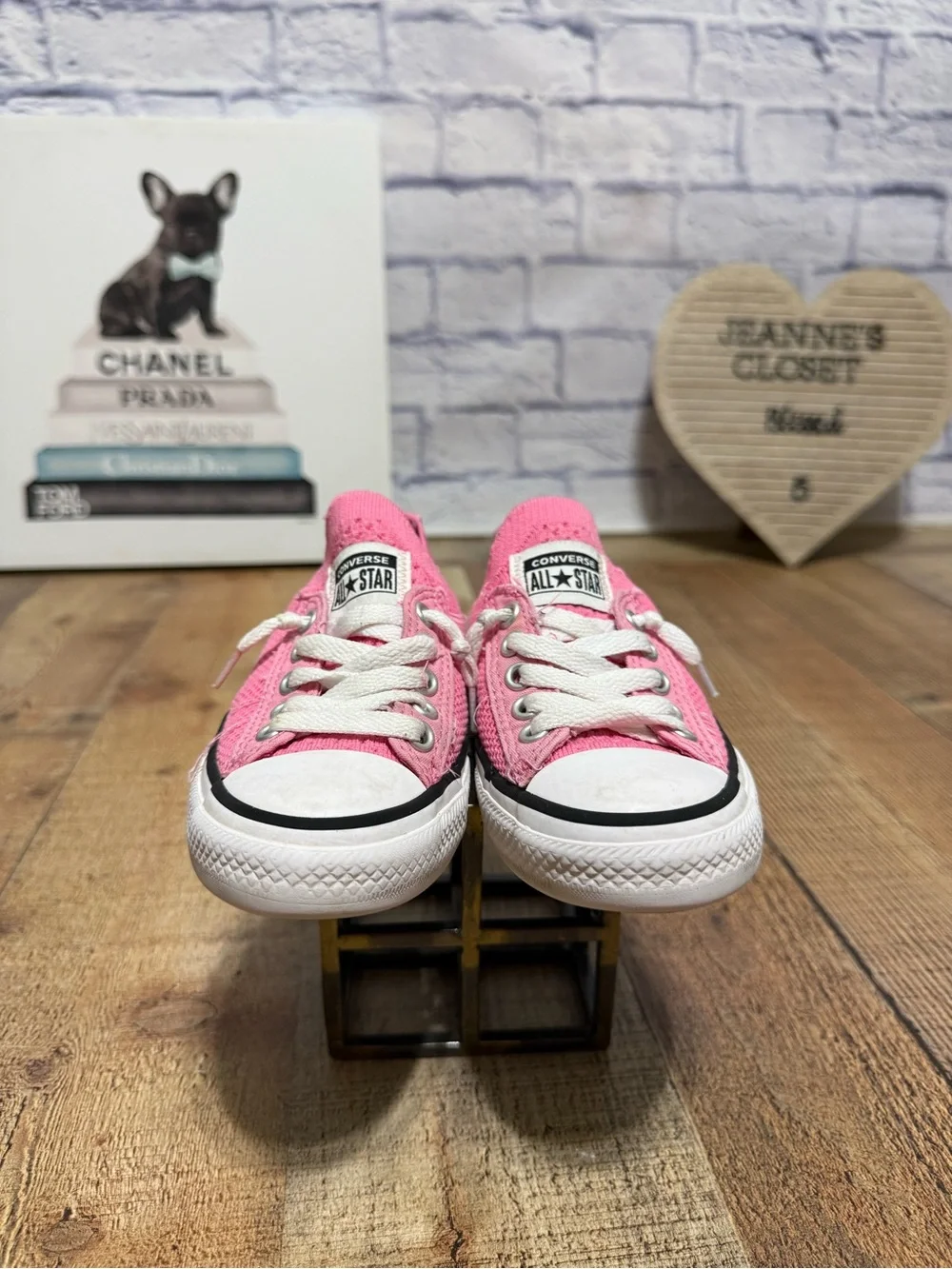 Converse Chuck‎ Taylor All Star Big Kid Girls' Knit Slip-On Shoes size 12